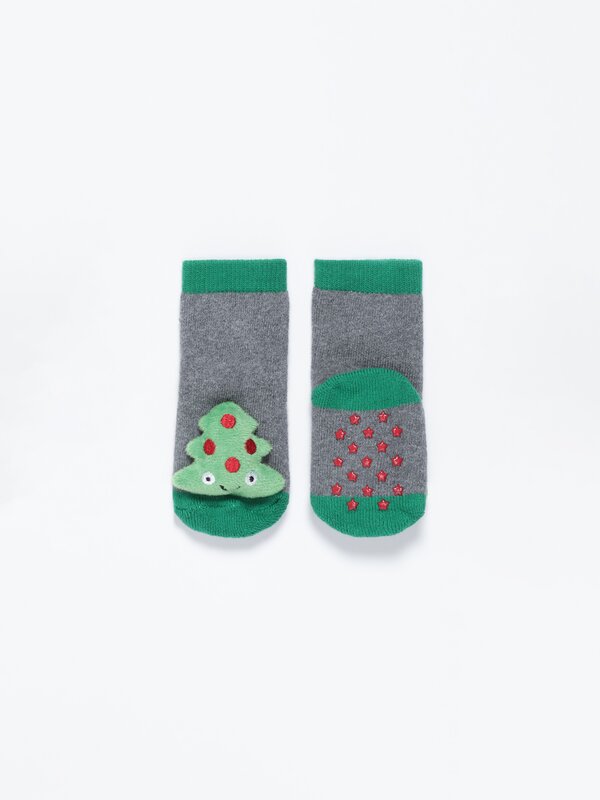 Christmas tree socks
