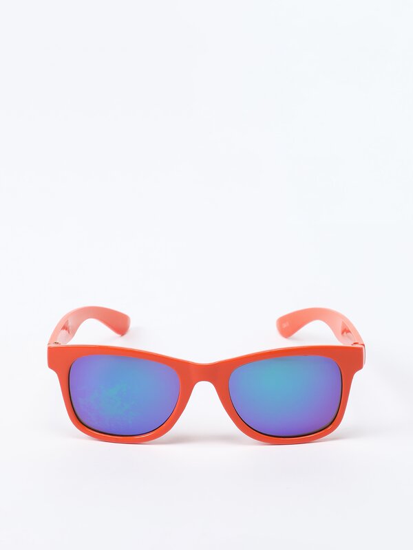 Multicoloured square sunglasses