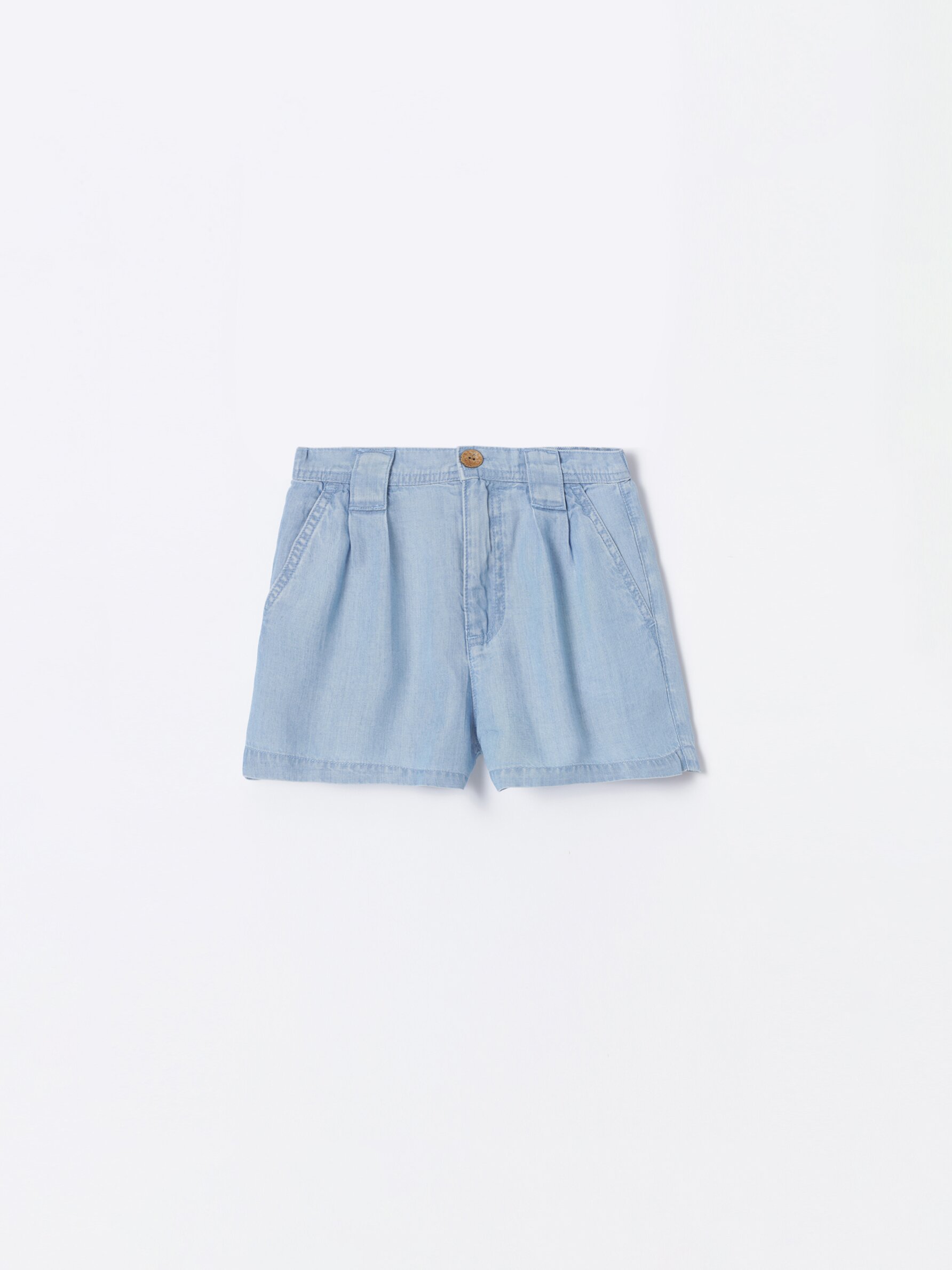 Denim shorts hot sale loose fit