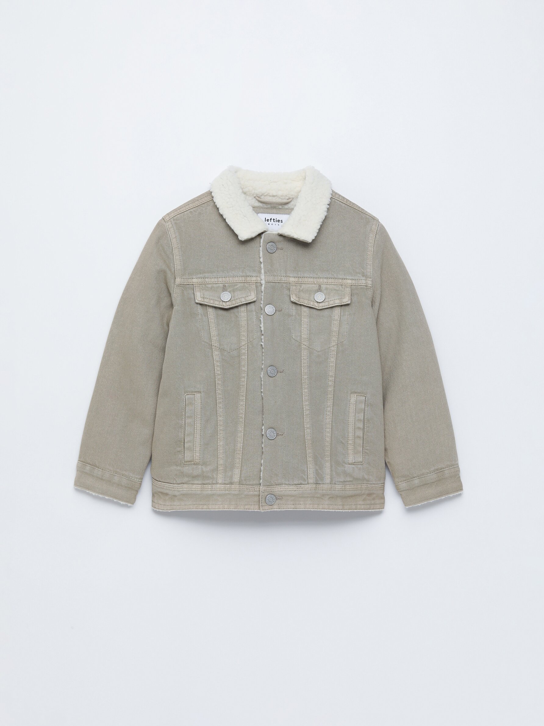 Sherpa lined denim jacket hot sale kids