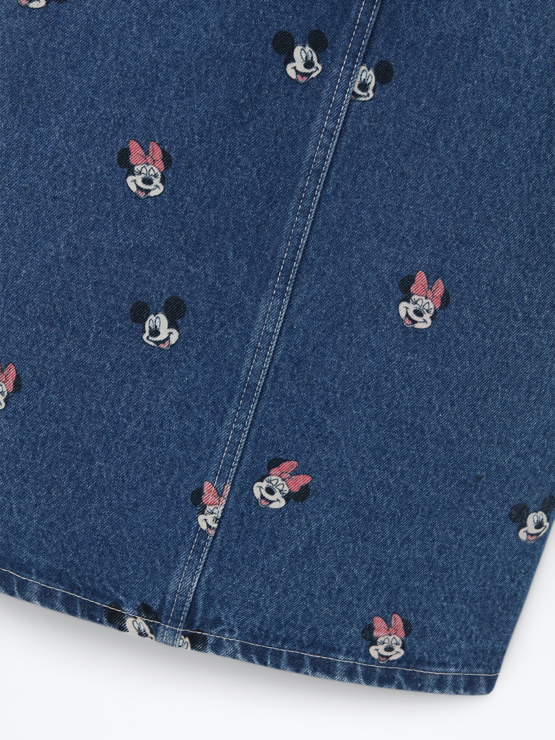 Minnie and Mickey Mouse ©Disney denim pinafore dress