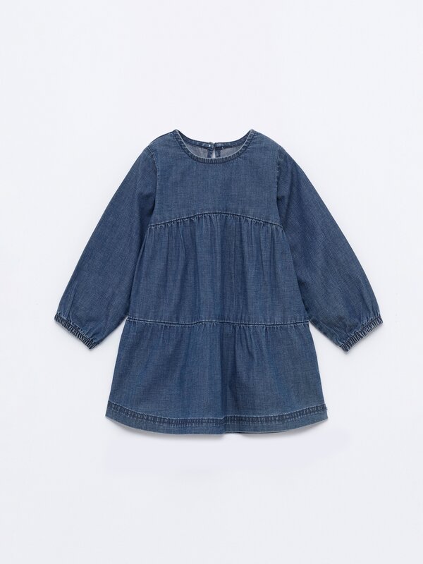 Denim dress Dresses CLOTHING Baby Girl Kids Lefties Portugal