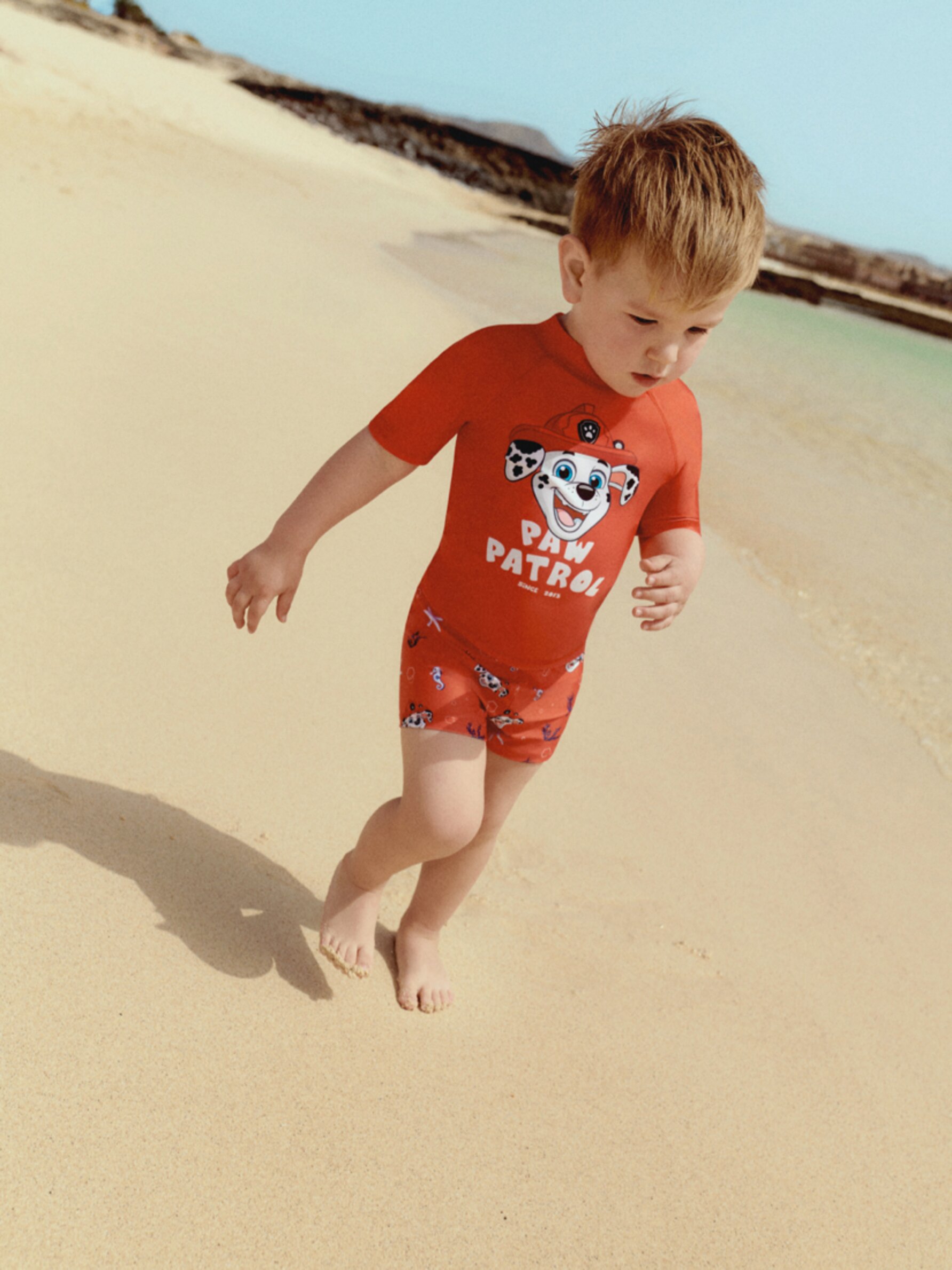 Paw Patrol Nickelodeon swimsuit and rash guard set Collabs
