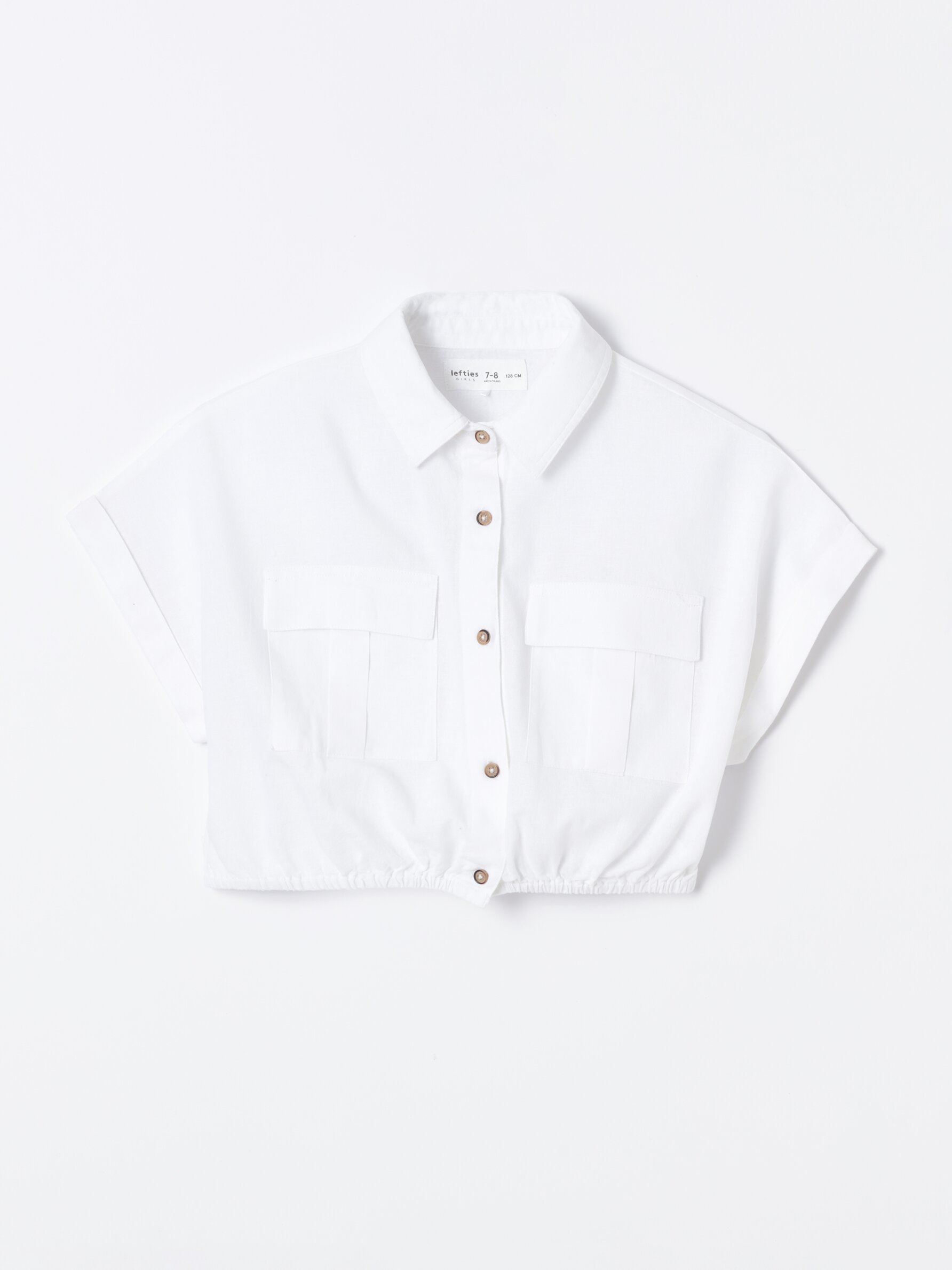 Camisa blanca store niña lefties