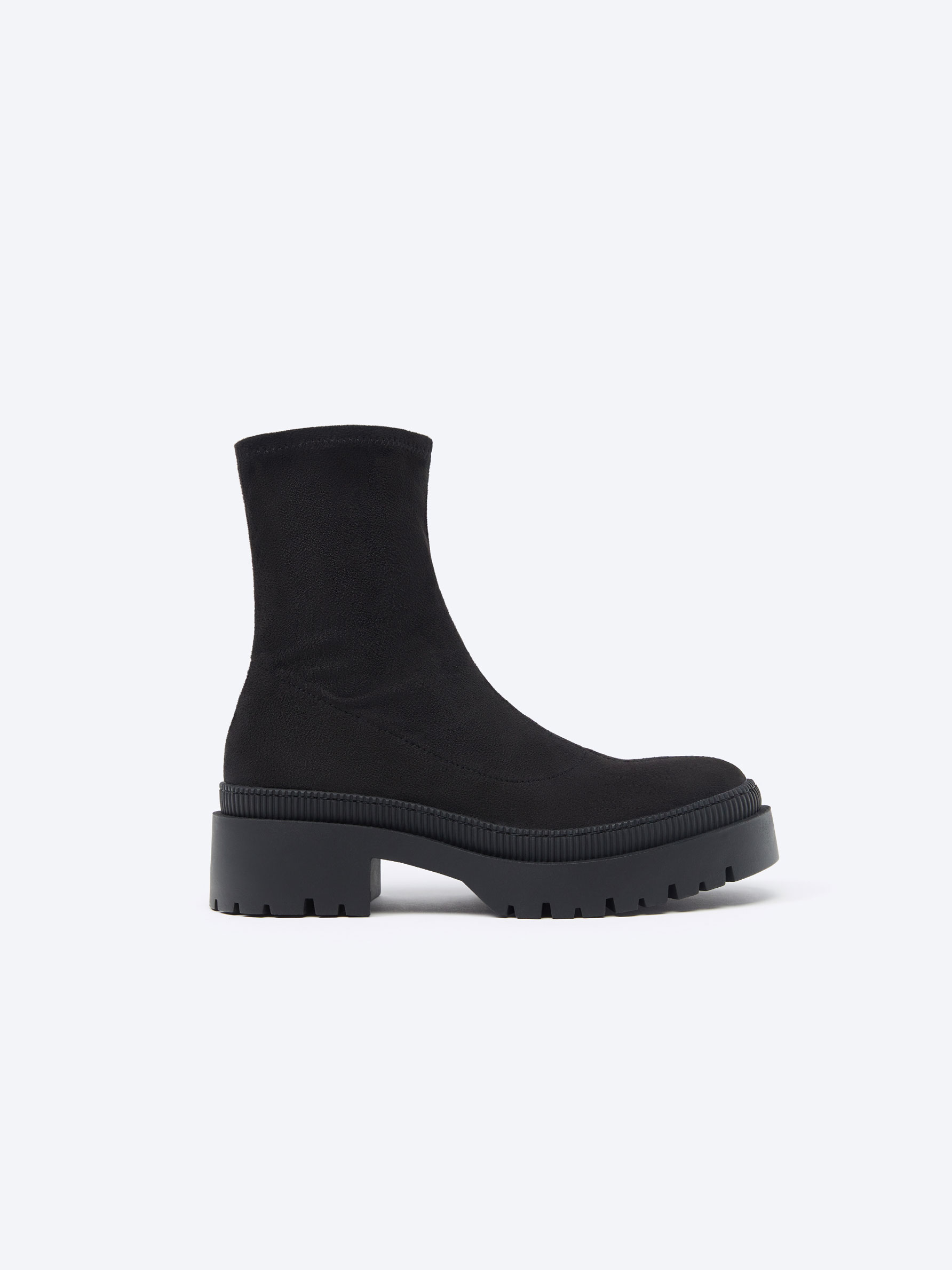 Stretch ankle boots