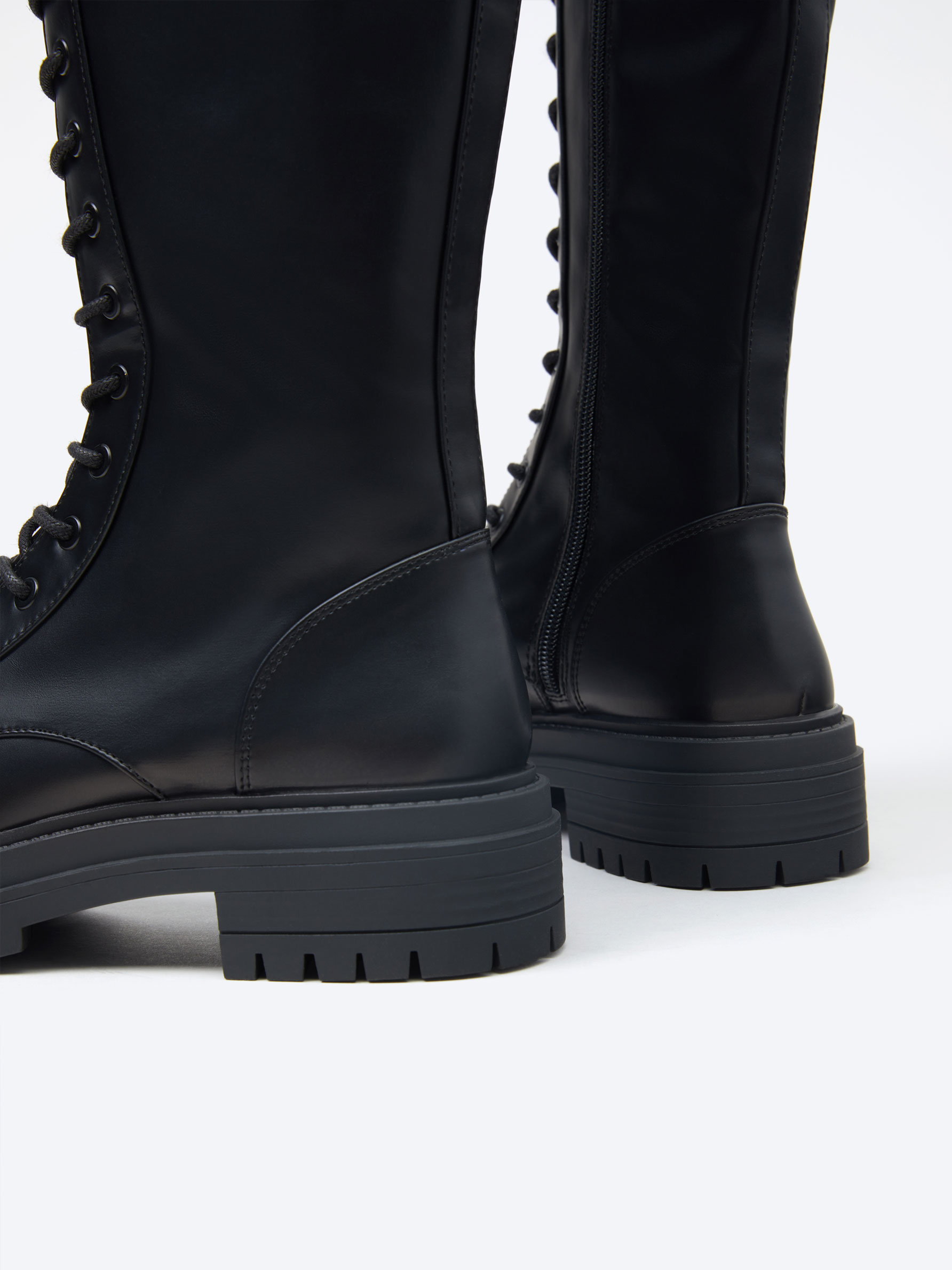 Botas acordonadas top dama
