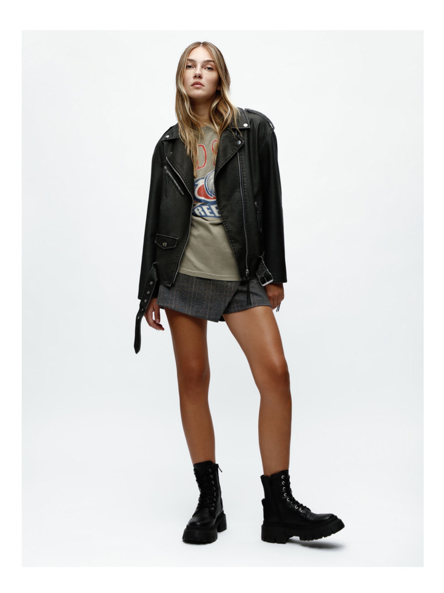 Bot n acordonado Botas Botines ZAPATOS Mujer Lefties