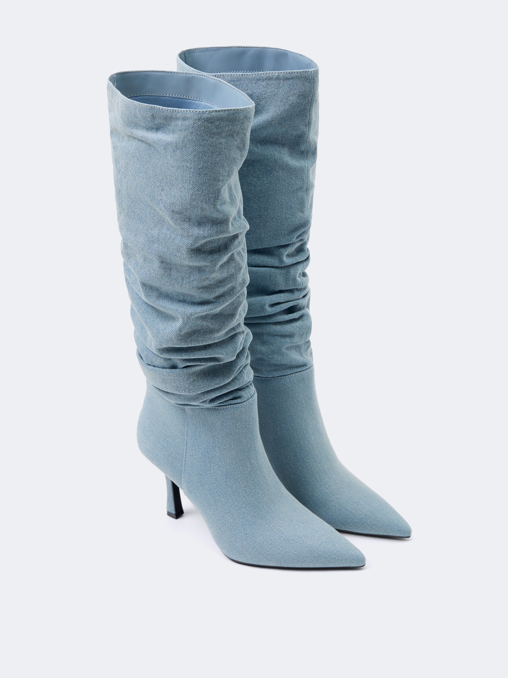 Botas denim on sale mujer