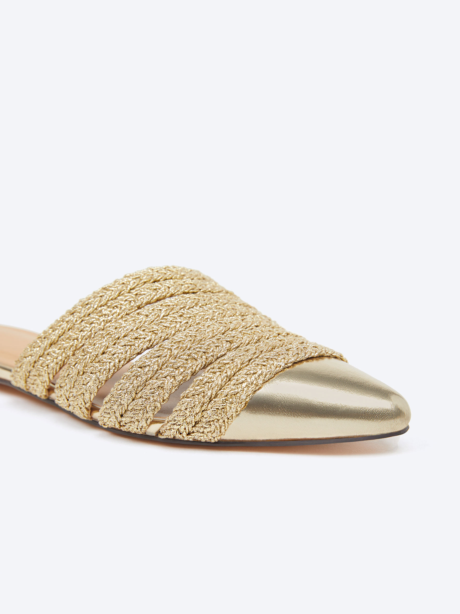 Shiny mules Flat Shoes FOOTWEAR Woman Lefties Bahrain