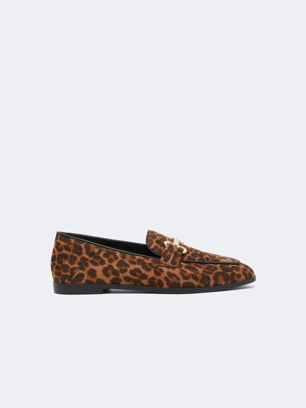 Printed loafers