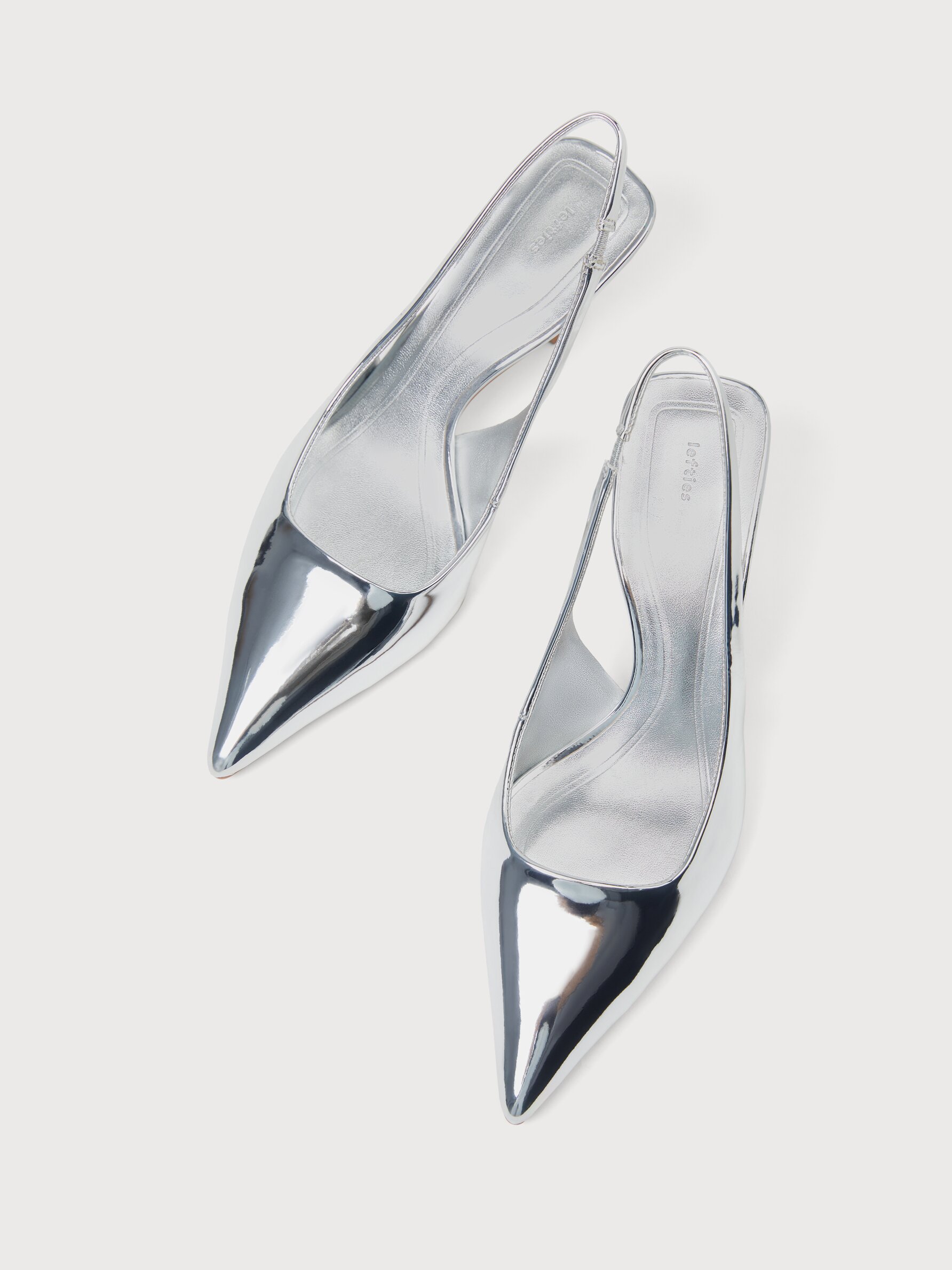 Zapatos de tacon plata 2025