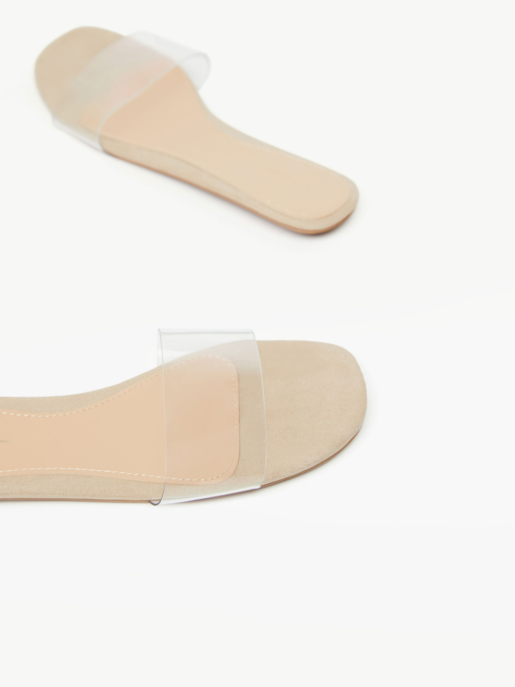 Vinyl sales flat sandals