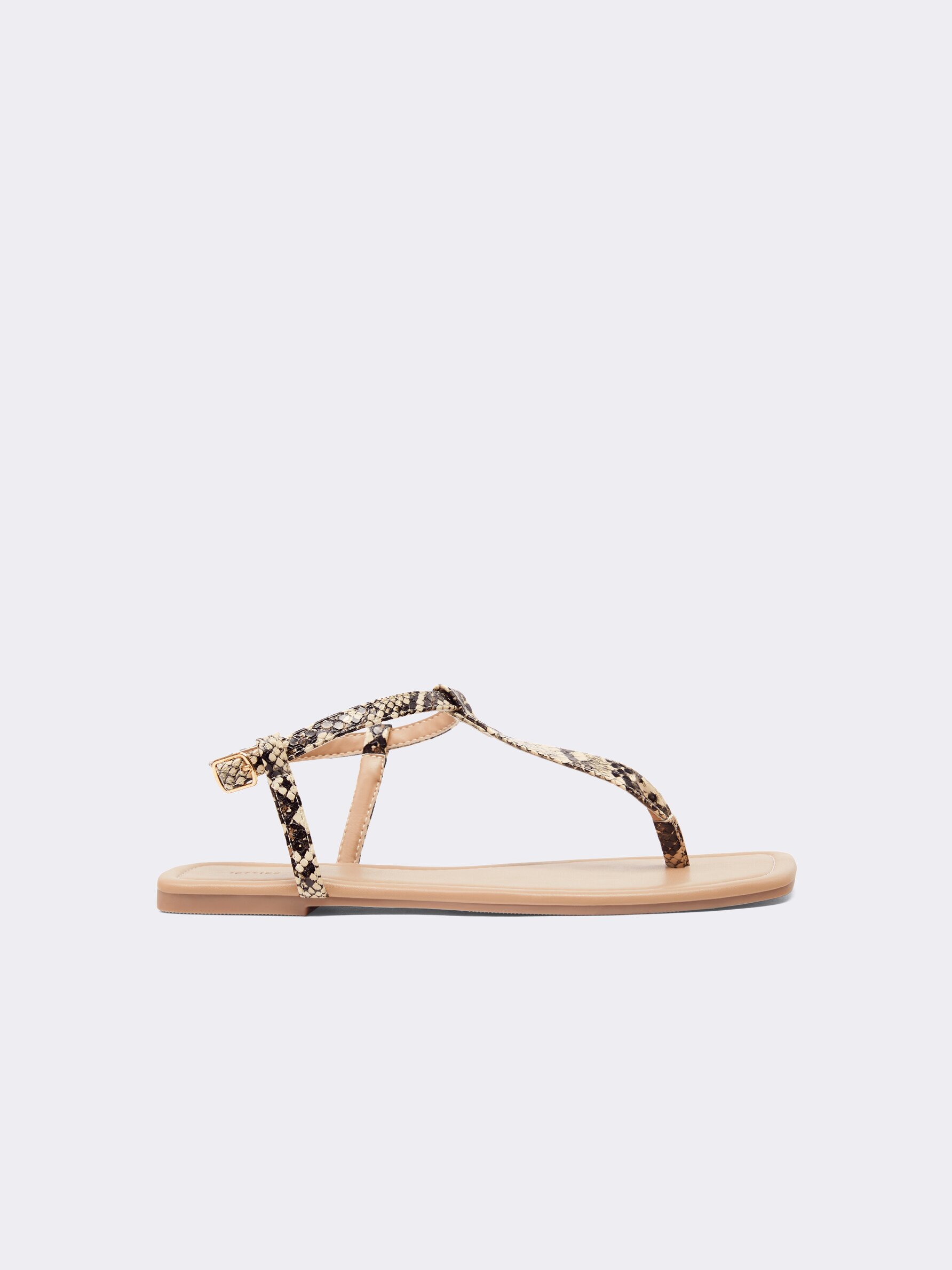 Faux snakeskin sandals Lefties UAE Dubai Sharjah Ajman UAQ