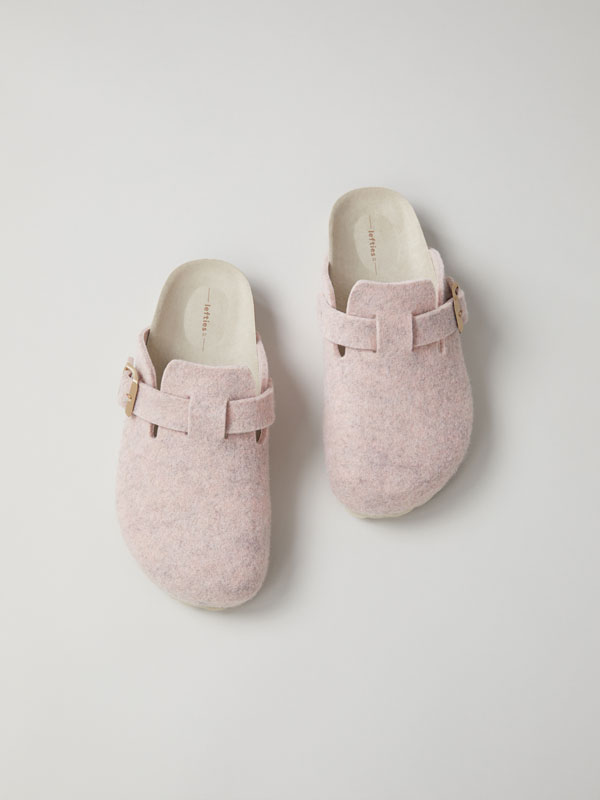 Clog-style house slippers