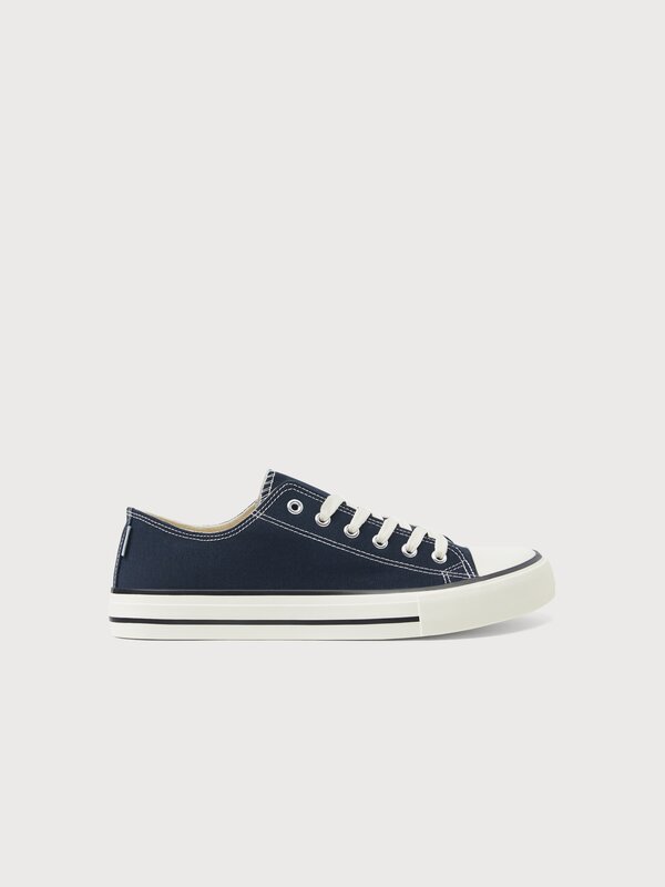 FABRIC SNEAKERS WITH TOECAP