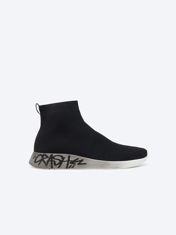 Sock-style sneakers