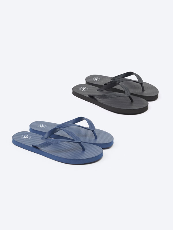 Pack of 2 pool sandals