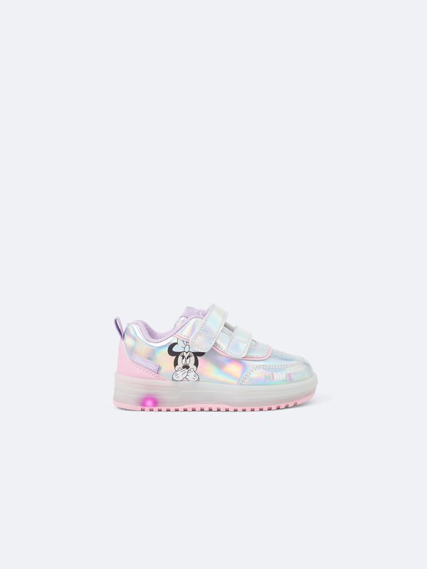 MINNIE ©DISNEY iridescent sneakers with light details