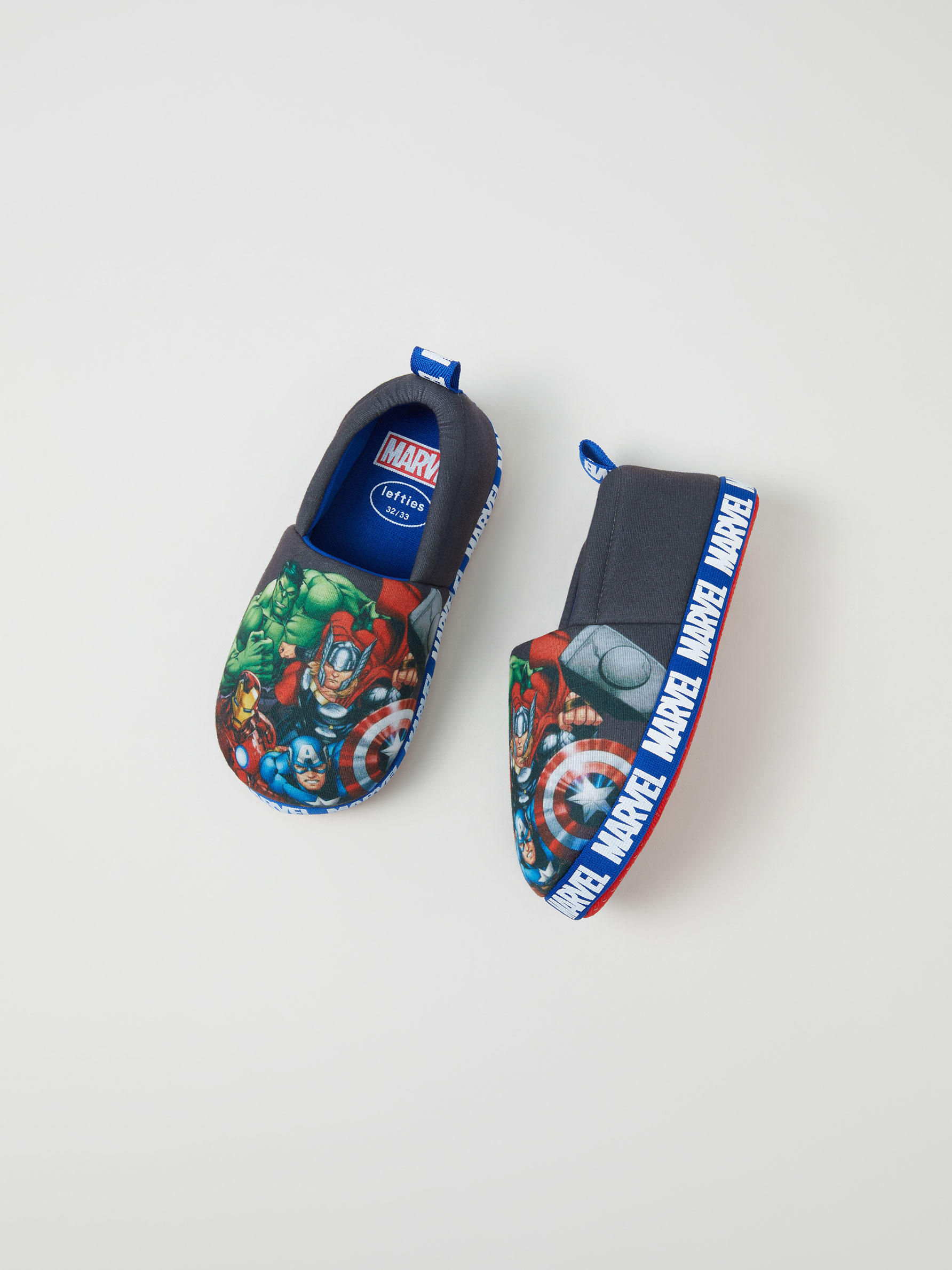 Boys clearance marvel slippers