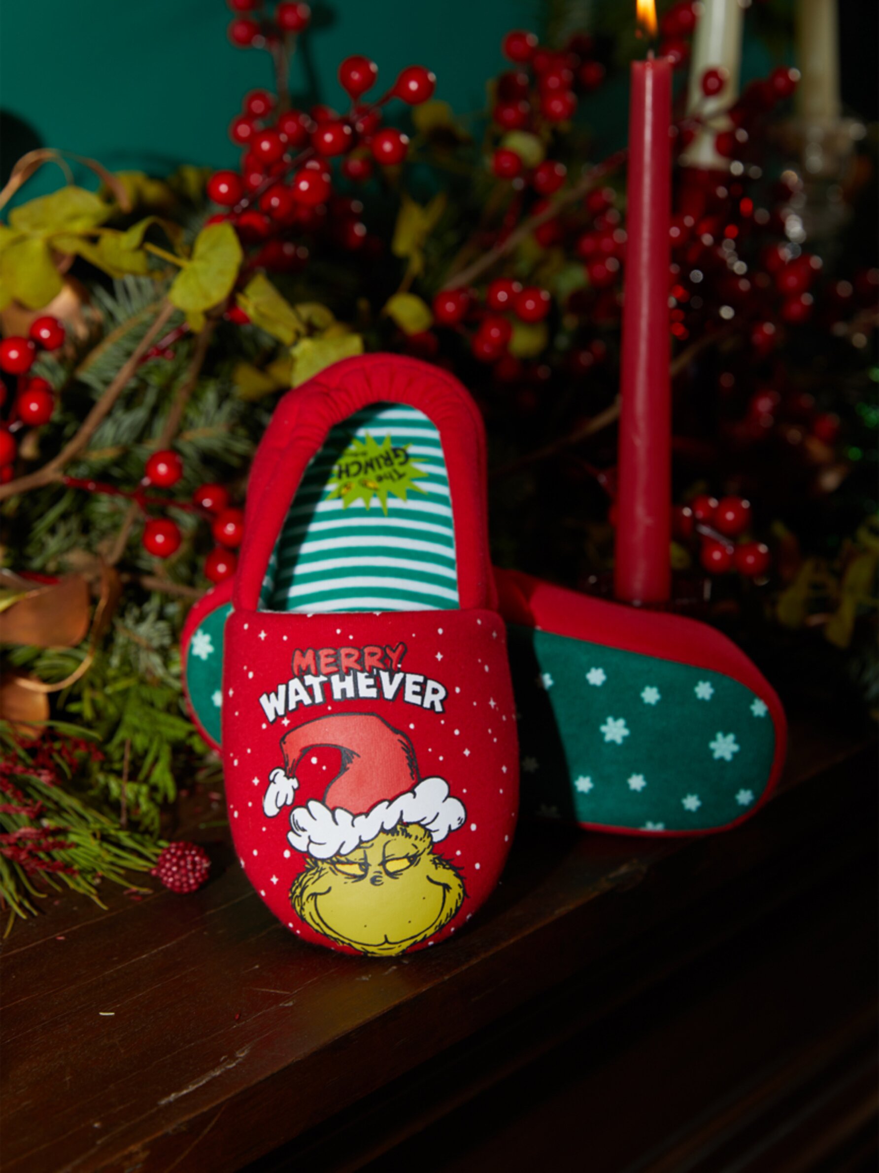 KIDS GRINCH house slippers Lefties Mexico