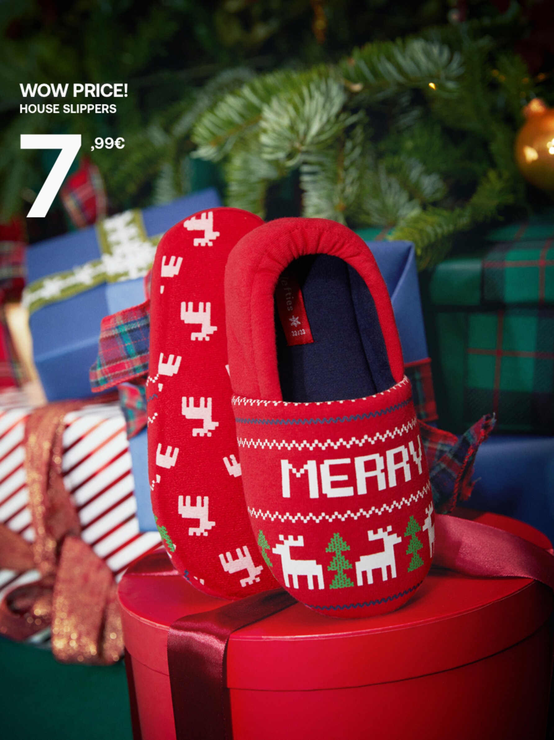 Children's new arrivals christmas slippers