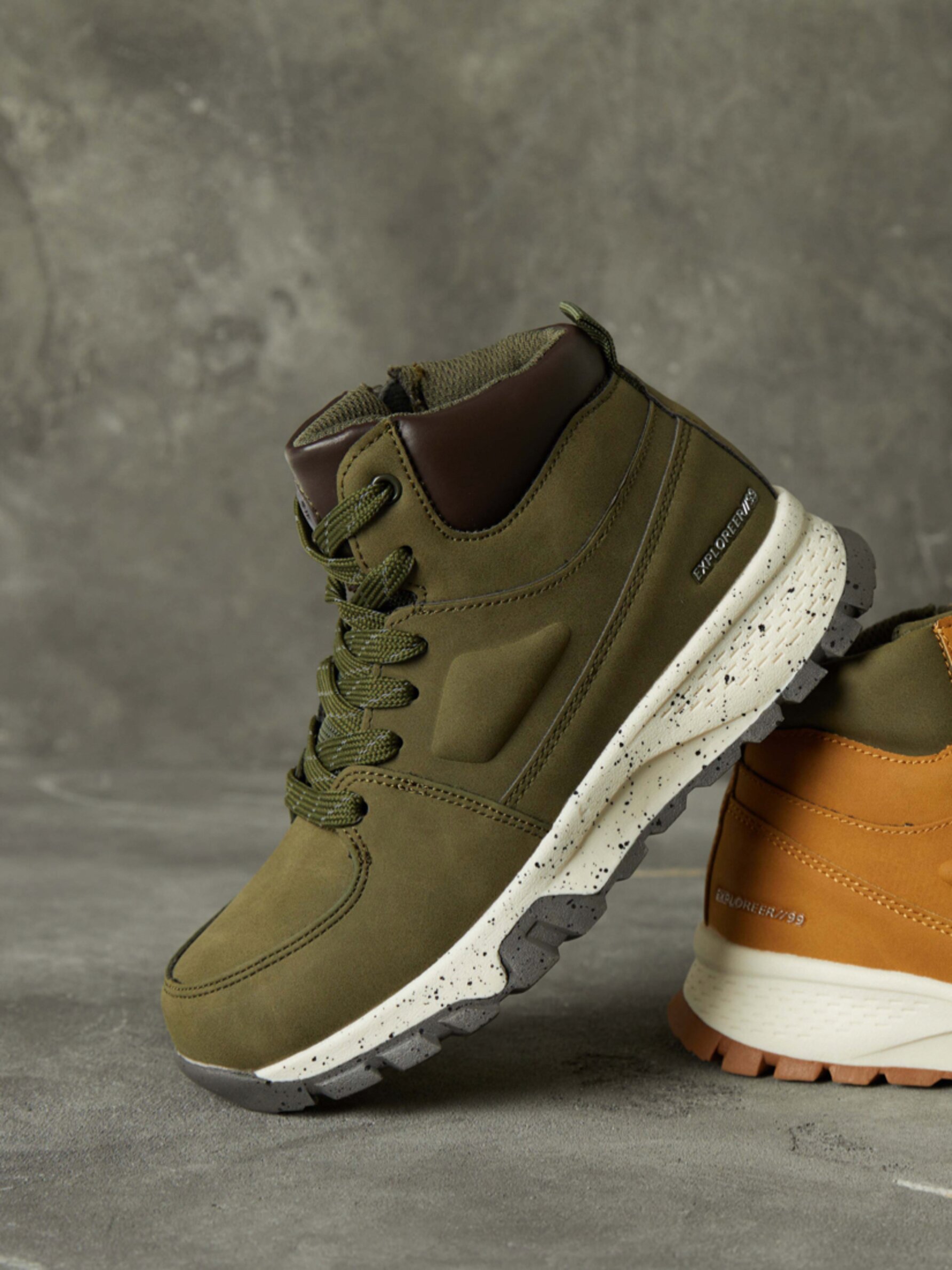 Sneakers top boots homme