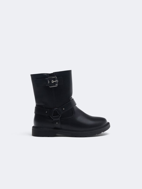 Botas negras niña online lefties