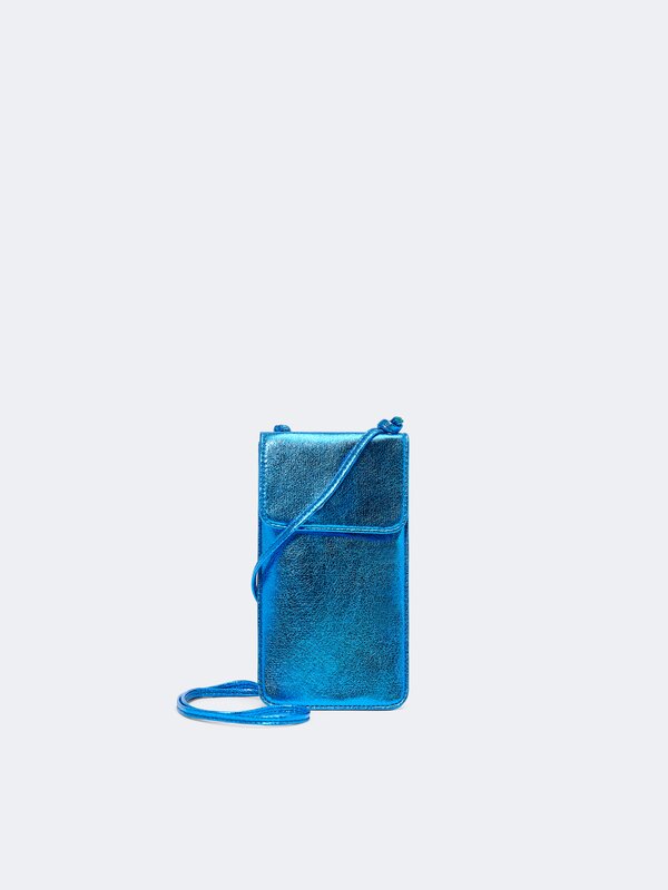 حقيبة هاتف محمول معدنية