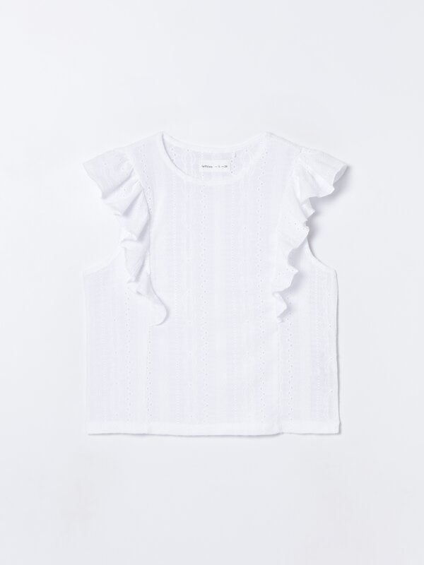Camiseta con volantes