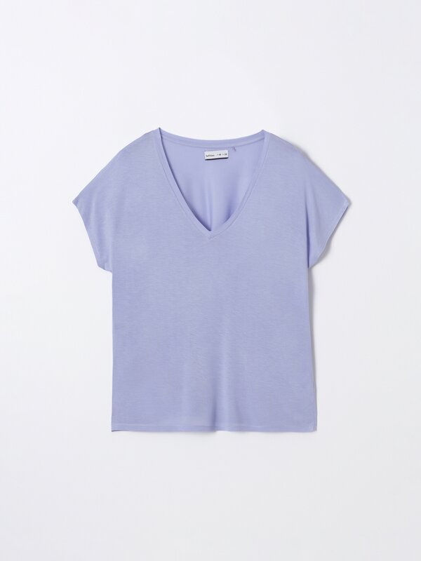 Flowing short sleeve T-shirt