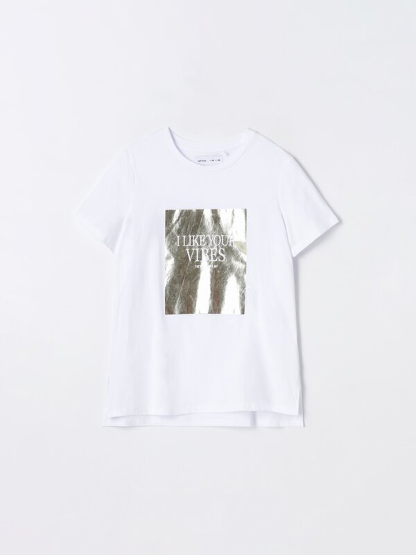 Short sleeve printed T-shirt