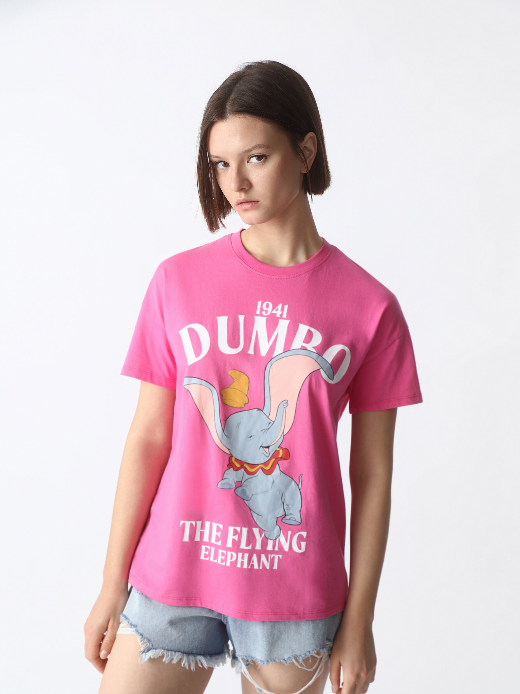Camiseta estampada Dumbo Colaboraciones - CAMISETAS - ROPA - MUJER - Lefties