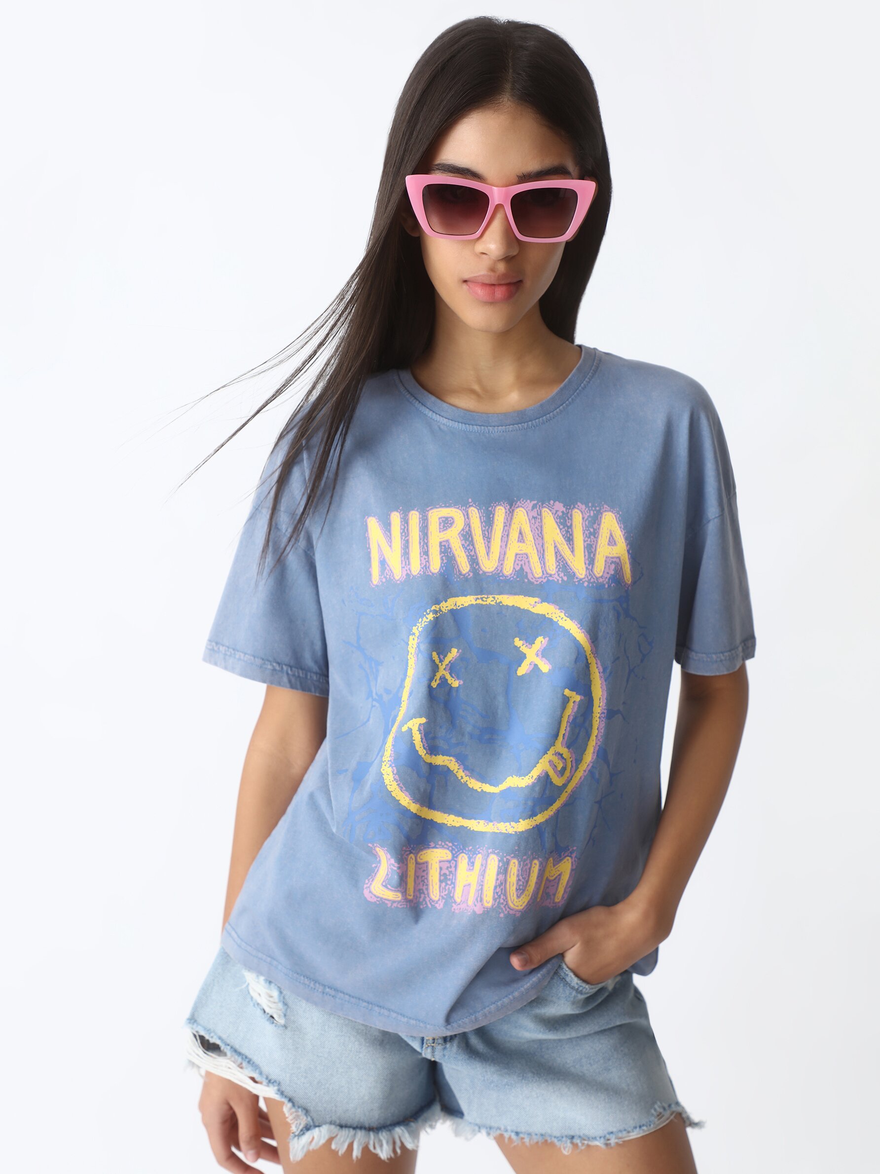 Nirvana T-shirt - Music - COLLABS - CLOTHING - WOMAN - | Lefties Mexico