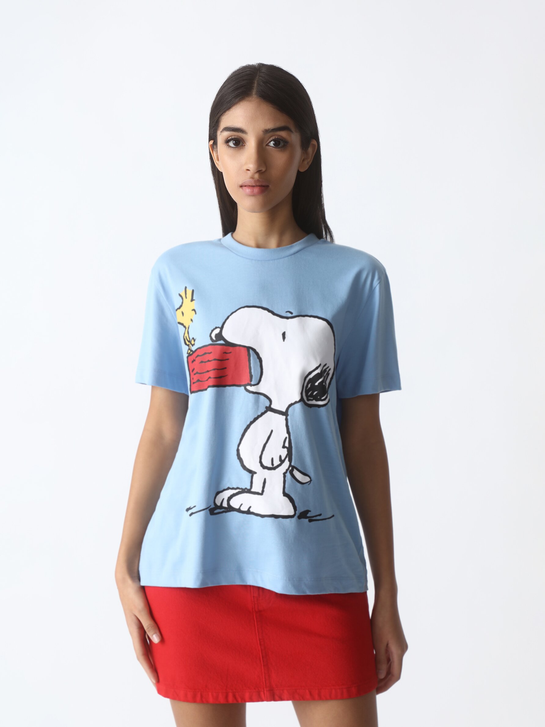 Snoopy Peanuts™ print T-shirt - - T-SHIRTS - CLOTHING - WOMAN - Lefties Oman
