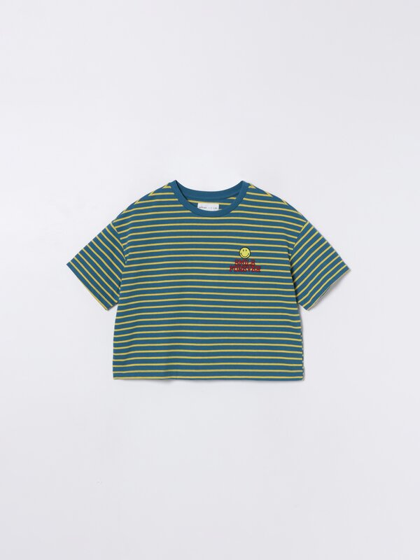 Smiley® cropped T-shirt