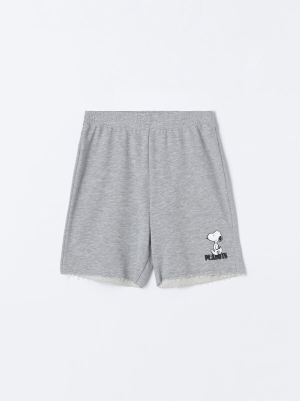 Plush shorts with Snoopy Peanuts™ print