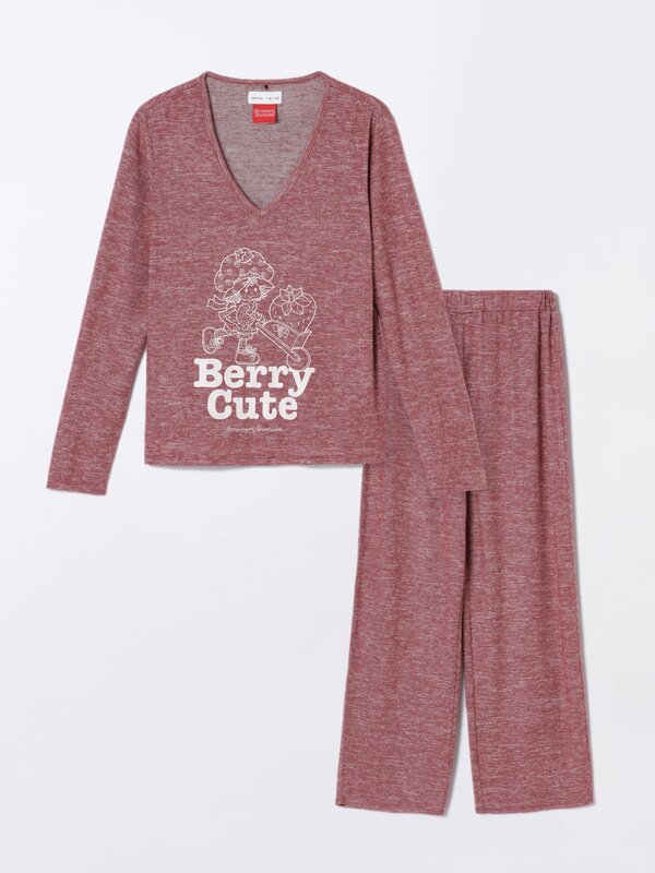 Strawberry Shortcake print pyjama set