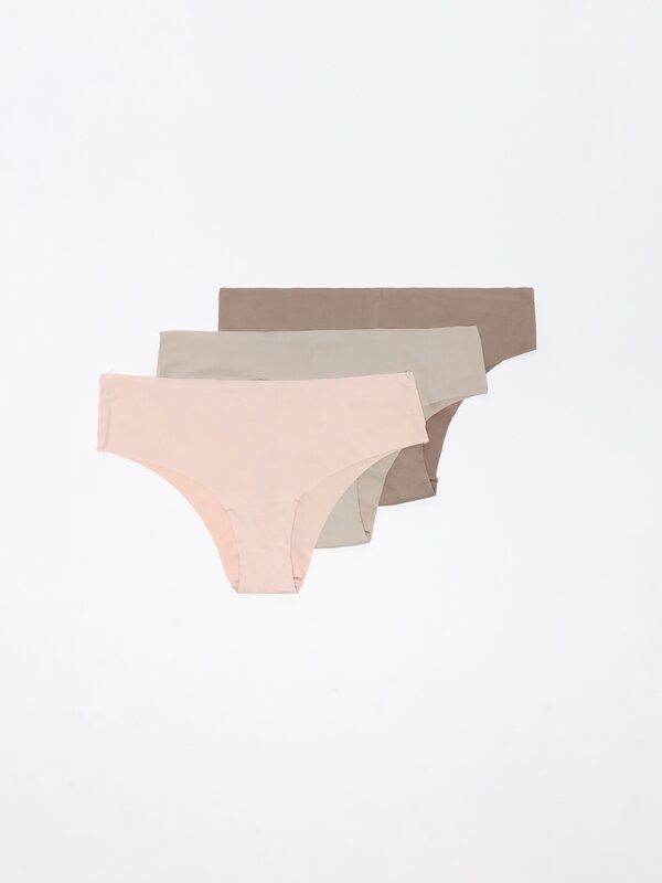 3-Pack of microfibre hipster briefs