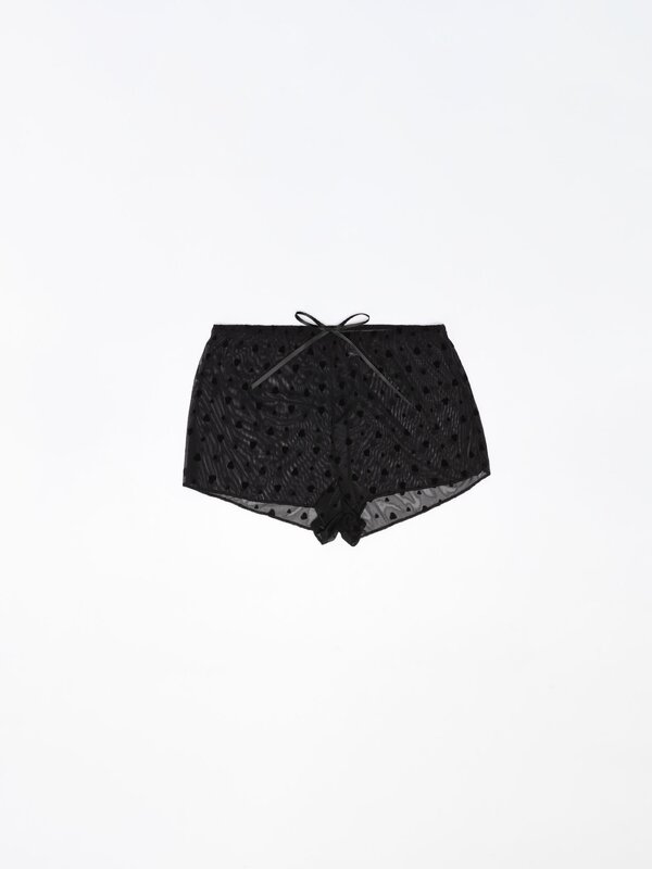 Pantalón curto de tule
