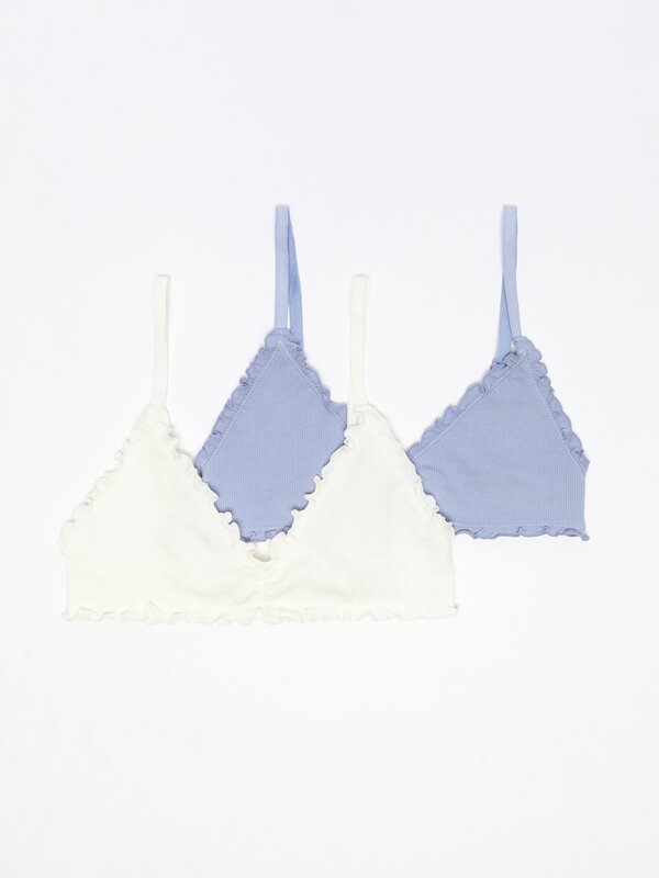 Pack of 2 seamless bras
