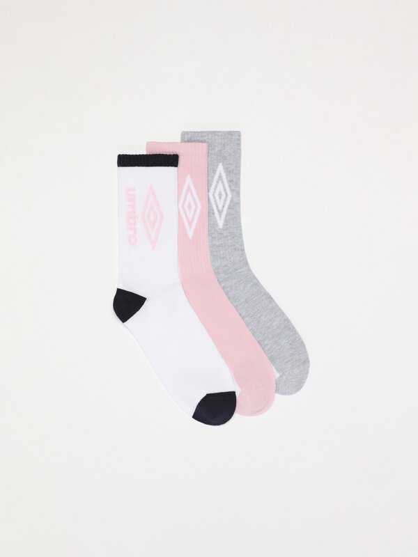 Pack of 3 pairs of Umbro x Lefties long socks
