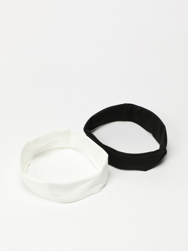 2-pack of elasticated hairbands
