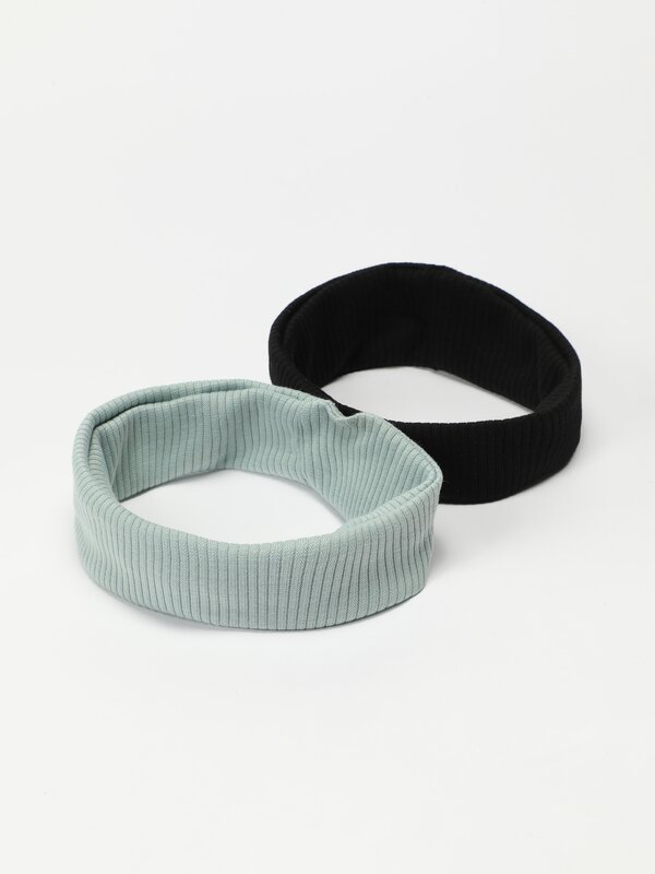 2-pack of elasticated hairbands