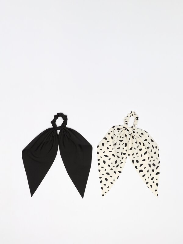 Pack of 2 assorted hair ties