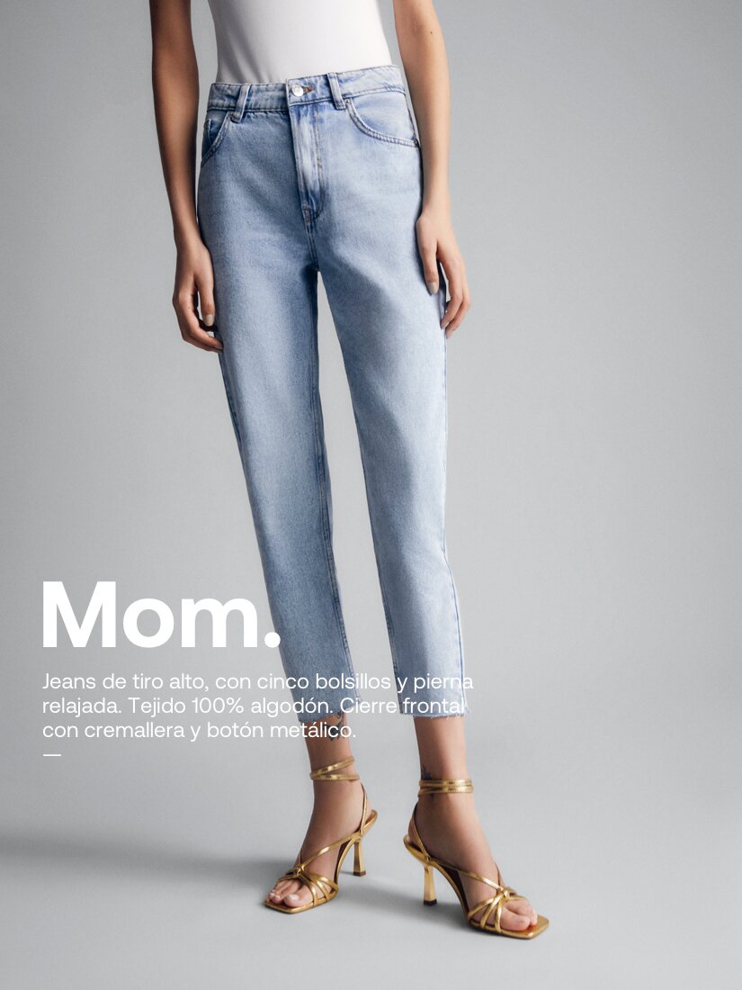 Mom | Baggy jeans - JEANS - CLOTHING - WOMAN - | Lefties SPAIN