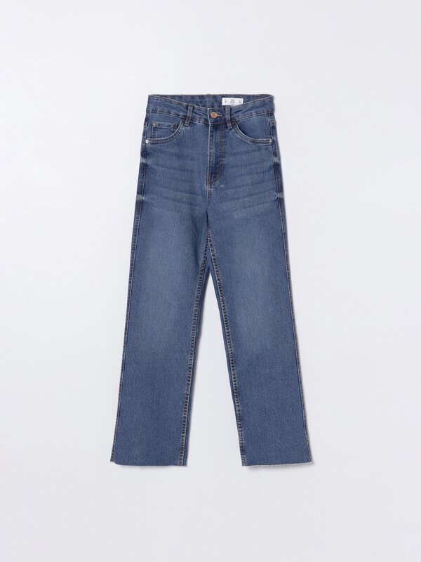 Mini flared jeans