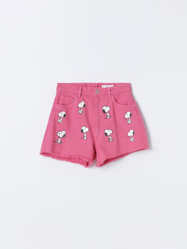 Snoopy Peanuts™ print shorts