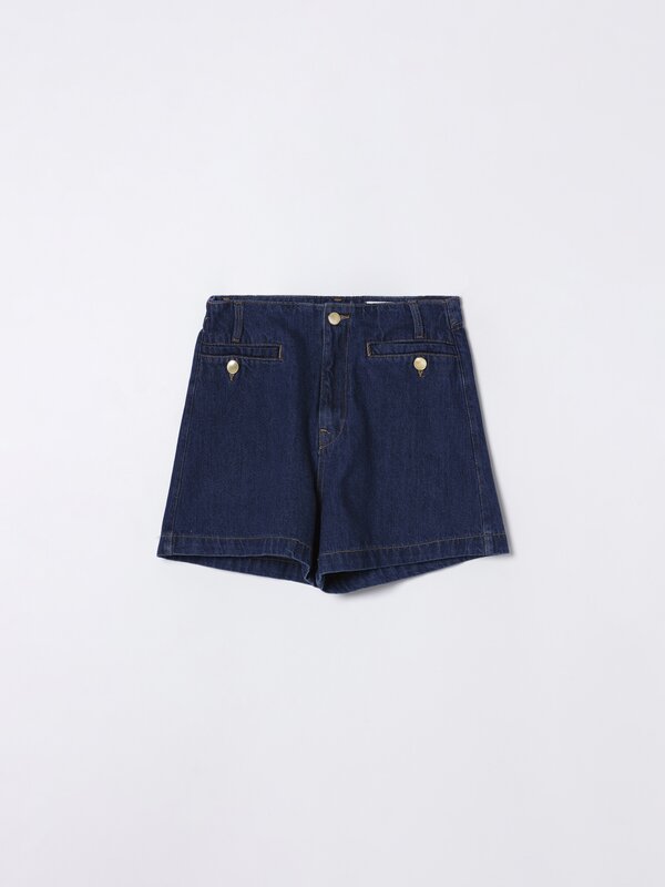 Denim shorts