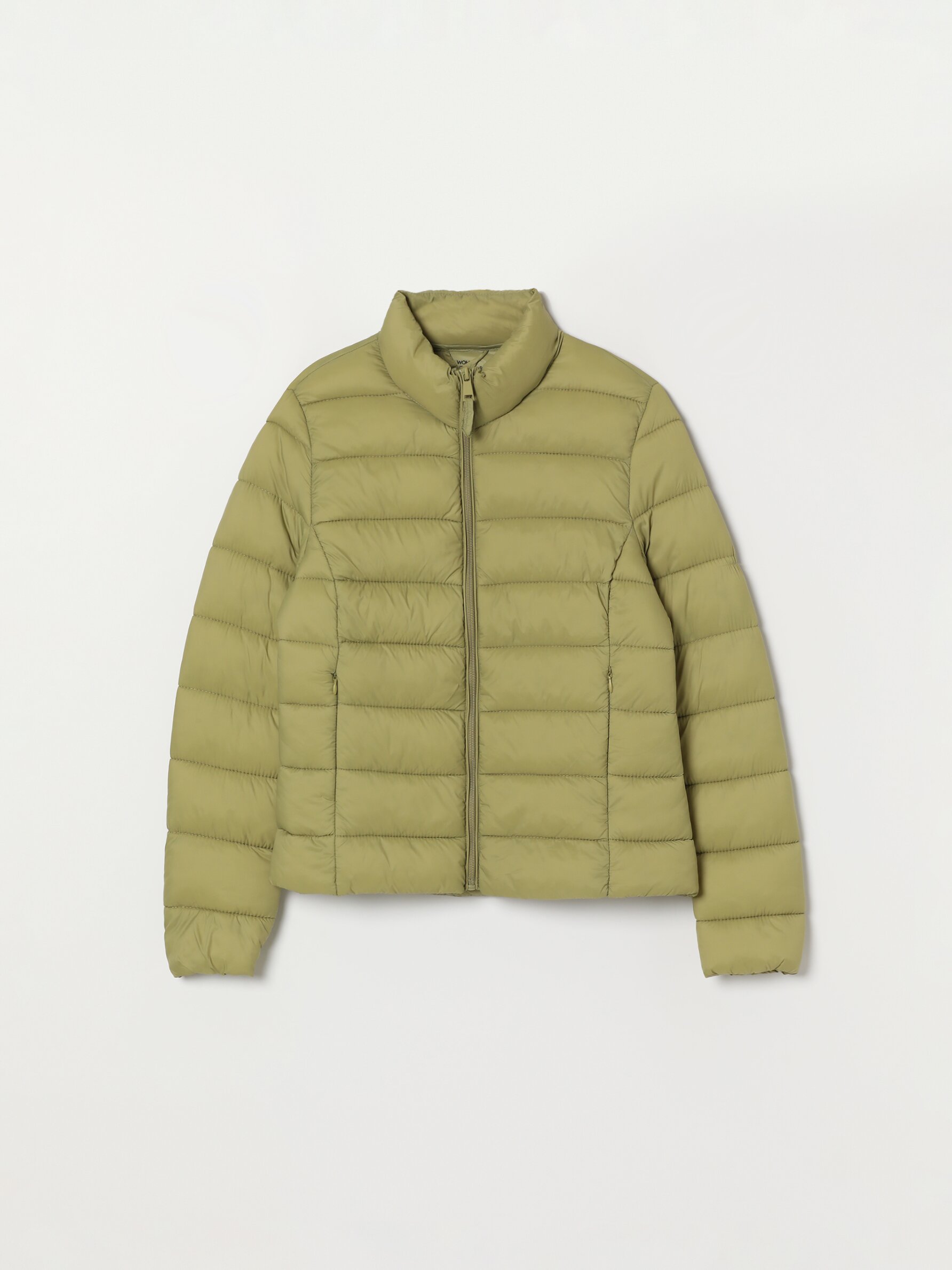 tjw basic quilted hooded jacket