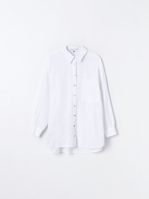 Rustic long sleeve shirt with pocket